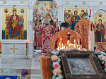 Епископ Россошанский и Острогожский Дионисий совершил Божественную литургию в храме Успения Пресвятой Богородицы г. Калач
