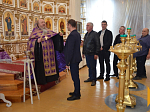 В Свято-Митрофановском храме села Верхний Мамон священник совершил молебен на начало посевных работ