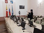 Поздравление сотрудников районной администрации с праздником Богоявления