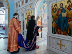 Епископ Россошанский и Острогожский Дионисий совершил Божественную литургию в храме Успения Пресвятой Богородицы г. Калач