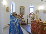 В праздник Сретения Господня Преосвященнейший епископ Дионисий совершил Литургию в Воскресенском соборе Белогорского мужского монастыря