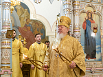 В день престольного праздника митрополит Воронежский и Лискинский Сергий посетил Всесвятский храм г. Воронежа