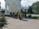 В Россоши встретили казачий крестный ход с чтимым образом Божией Матери «Избавительница от бед» (Ташлинская)