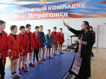 Благочинный Острогожского церковного округа совершил освящение спортивного комплекса «Северная арена»