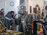 В среду 3-й седмицы Великого поста епископ Дионисий совершил Литургию Преждеосвященных Даров в храме иконы Божией Матери «Казанская» с. Новотолучеево