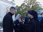 Епископ Россошанский и Острогожский Дионисий благословил на вступление в брак Арсения Белова и Евгению Троцевскую
