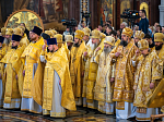 Епископ Россошанский и Острогожский Дионисий с сонмом архиереев Московского Патриархата сослужил Святейшему Патриарху Московскому и всея Руси Кириллу