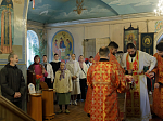 В понедельник Светлой седмицы епископ Дионисий совершил Литургию в храме Покрова Пресвятой Богородицы города Павловска