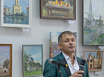 Епископ Дионисий принял участие в открытии выставки картин «Покров Пречистой над землей Воронежской» в Молодежном центре г. Россошь