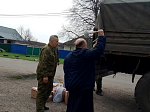 Священник в очередной раз передал гуманитарный груз военнослужащим в зону специальной военной операции