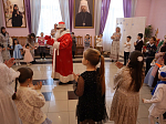 Архипастырь поздравил воспитанников воскресной школы «Добро» при Свято-Ильинском кафедральном соборе города Россошь с Рождеством Христовым