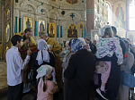 В Неделю 21-ю по Пятидесятнице епископ Дионисий возглавил воскресное богослужение в Свято-Ильинском кафедральном соборе города Россошь