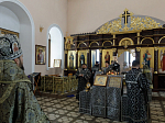 В пятницу второй седмицы Великого поста Архипастырь совершил Литургию Преждеосвященных Даров в храме Великомученика и Победоносца Георгия села Большая Хвощеватка