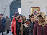 В Великий понедельник епископ Дионисий совершил литургию Преждеосвященных Даров в храме преподобного Сергия, игумена Радонежского, п.г.т. Подгоренский