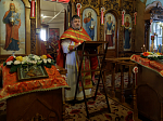 В понедельник Светлой седмицы епископ Дионисий совершил Литургию в храме Покрова Пресвятой Богородицы города Павловска
