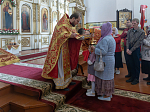 Епископ Россошанский и Острогожский Дионисий совершил Литургию в храме святых апостолов Петра и Павла с. Репьевка