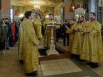 В Неделю о блудном сыне епископ Дионисий совершил Божественную литургию в Свято-Ильинском кафедральном соборе города Россошь