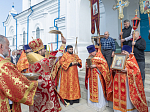 Епископ Россошанский и Острогожский Дионисий совершил Литургию в храме святых апостолов Петра и Павла с. Репьевка