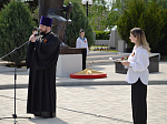 В Центральном парке города Павловска у мемориала состоялся торжественный митинг ко Дню Победы