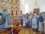 В Свято-Митрофановском храме села Верхний Мамон состоялся молебен на начало учебного года и акция «Собери ребенка в школу» 