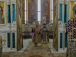 В Неделю Торжества Православия Правящий Архиерей совершил Божественную литургию в Свято-Ильинском кафедральном соборе города Россошь