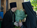 В праздник Святой Троицы Правящий Архиерей совершил Литургию в Свято-Троицком храме г. Россоши