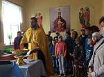 Молебен в с. Копанная пред началом учебного года