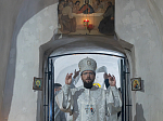 Преосвященнейший епископ Дионисий совершил Божественную литургию в Спасском храме Костомаровского женского монастыря