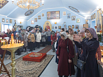 Правящий Архиерей возглавил воскресное богослужение в храме Рождества Пресвятой Богородицы города Россошь