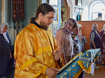 Преосвященнейший Гавриил, епископ Соликамский и Чусовской, совершил Божественную литургию в храме Покрова Пресвятой Богородицы города Павловска