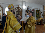 Правящий Архиерей совершил Литургию в Георгиевском храме села Терновое Острогожского района