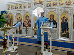 В праздник Успения Пресвятой Богородицы глава Россошанской епархии совершил Божественную литургию в Успенском храме села Старая Калитва