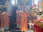 Преосвященнейший Дионисий, епископ Россошанский и Острогожский совершил Божественную литургию в Свято-Ильинском кафедральном соборе г. Россошь