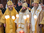 Епископ Россошанский и Острогожский Дионисий с сонмом архиереев Московского Патриархата сослужил Святейшему Патриарху Московскому и всея Руси Кириллу