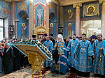 Епископ Россошанский и Острогожский Андрей сослужил митрополиту Воронежскому и Лискинскому Сергию в день престольного праздника в Покровском соборе г. Воронежа