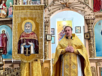 В Преображенском храме села Заболотовка освятили хоругвь с ликом местночтимого священномученика