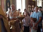 В Михайло-Архангельском храме г.Острогожска совершен молебен перед началом нового учебного года