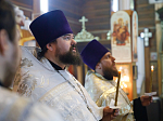 Преосвященнейший епископ Дионисий совершил всенощное бдение в храме Архистратига Божия Михаила с. Воробьёвка