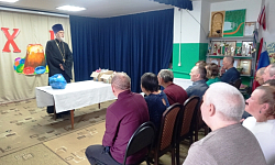 В дни Светлой седмицы священник совершил пастырский визит в Богучарский психоневрологический интернат