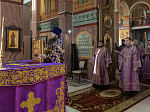 В Неделю Торжества Православия Преосвященнейший епископ Дионисий совершил Литургию в Ильинском кафедральном соборе
