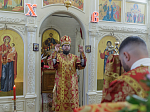 Епископ Россошанский и Острогожский Дионисий совершил Божественную литургию в Костомаровском епархиальном монастыре