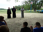 Состоялась встреча священнослужителей Россошанской епархии с молодёжью, отдыхающей в областном краеведческом лагере «Истоки»