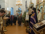 В Неделю по Рождестве Христовом Правящий Архиерей совершил Божественную литургию в храме иконы Божией Матери «Казанская» пгт. Каменка