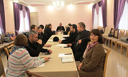 В Духовно-просветительском центре города Острогожска состоялось итоговое собрание духовенства и сотрудников благочиния