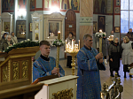 В канун праздника Сретения Господня Архипастырь совершил всенощное бдение в Свято-Ильинском кафедральном соборе города Россоши