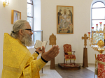 В Неделю 8-ю по Пятидесятнице епископ Дионисий совершил Божественную литургию в Воскресенском соборе Белогорского мужского монастыря