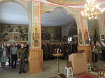 Пасхальная литургия в Сретенском храме для военнослужащих