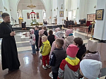 Экскурсия для воспитанников детского сада по храму Всемилостивого Спаса города Россошь