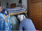 В Свято-Тихоновском соборном храме было совершено всенощное бдение с чином погребения Божией Матери