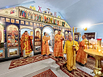  Литургия в храме Рождества Пресвятой Богородицы 